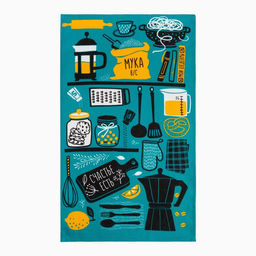 Набор полотенец Доляна Счастье есть 35?60 см - 2 шт., 100% хлопок