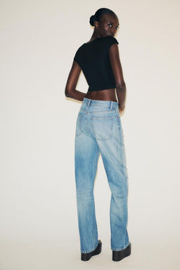 COTTON MODAL CROP T-SHIRT - Zara фото 15