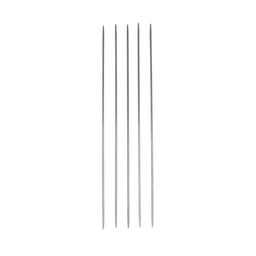 Спицы GAMMA 5-ти компл. чулочные MK5 сталь d 2.5 мм 20 см 5 шт под никель  фото 4