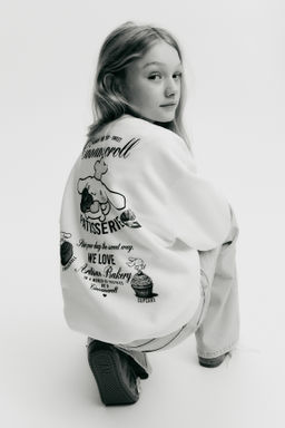 Sudadera oversize con motivo estampado - H&m фото 20