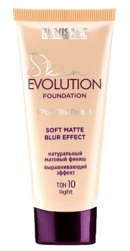 Luxvisage Крем тональный EVOLUTION soft matte blur effect, № 10 ( light) свет