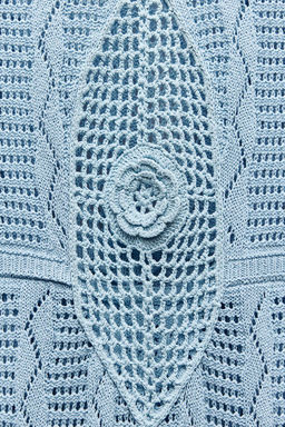 POINTELLE KNIT DRESS - Zara фото 9