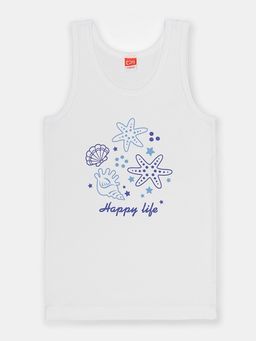 CRB wear/CSJG 20086-20 Майка для девочки,белый/Ex.Cherubino