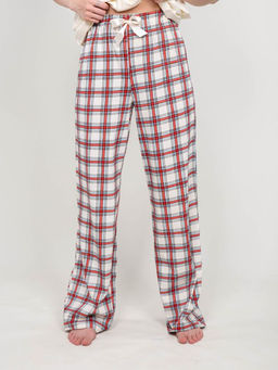 Брюки пижамные женские 1311 молочная клетка 590 Be Friends