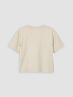 Yaz? Bask?l? K?z ?ocuk Ti??rt ve ?ort Tak?m