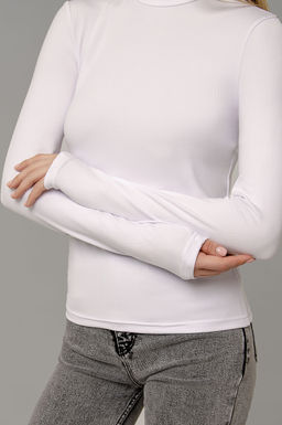 Арт.12803/3 Водолазка женская  42-50 (5 шт) Цвет:белый