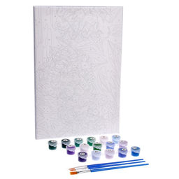 Картина по номерам на холсте с подрамником «Гортензии», 20×30 см