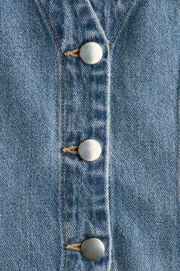 Chaqueta denim con escote en V - H&m фото 6