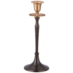 ПОДСВЕЧНИК НА 1 СВЕЧУ. ВЫСОТА=22 СМ. ЛАТУНЬ