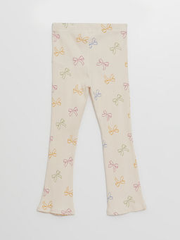 Beli Lastikli Bask?l? ispanyol Pa?a K?z Bebek Tayt - Waikiki фото 3