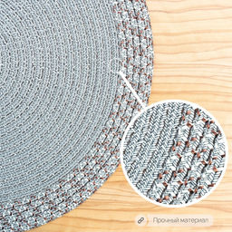 Цена за 12 шт. Салфетка сервировочная Тэри, 3838 см, цвет серый - Simaland фото 5