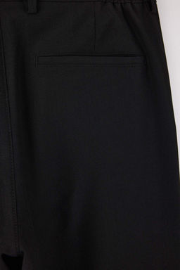 Siyah Erkek Gofre Mevsimlik Kumas Pantolon TMNSS26PL00005 - Trendyolmilla фото 4