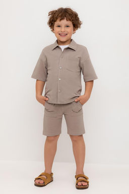 КР 400814/коричневый к556 шорты для мал - Crockid фото 6