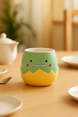 Кружка Dino egg, green