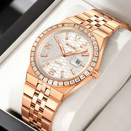 Часы наручные Skmei женские кварцевые 2655rose-gold