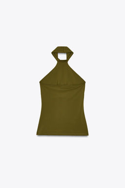 POLYAMIDE HALTER TOP - Zara фото 15