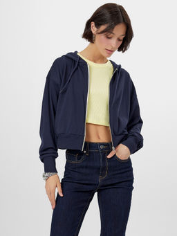 Толстовка женская синяя с надписью Got wind - Mark formelle фото 9