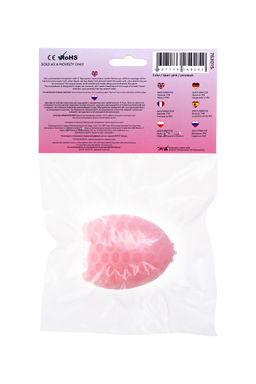 Мастурбатор A-Toys Pufl, розовый, ТРЕ, 6 см 2,7 см - Toyfa фото 7