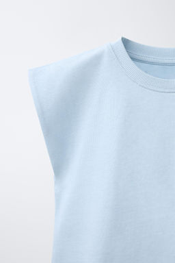 CAMISETA LISA HEAVY WEIGHT / Celeste