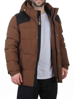 D6263 BROWN Куртка мужская зимняя (200 гр. холлофайбер)