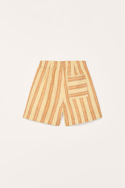 STRIPED 100% LINEN BERMUDA SHORTS LIMITED EDITION - Zara фото 6