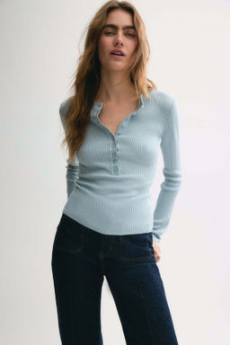 Camiseta en punto de canal? - H&m фото 3