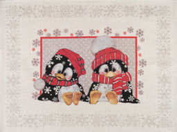 Комплект полотенец 20С189-ШР+К/пр/фкор из 3 шт 46*60 "Север-3" рис. 338