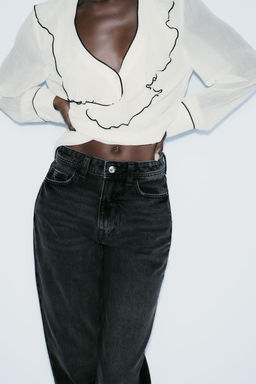 Z1975 MOM-FIT HIGH-WAIST JEANS - Zara фото 12