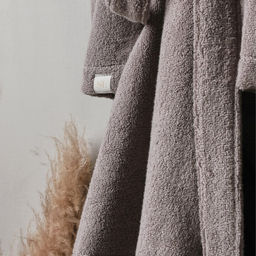 Халат махровый женский SL HOME: Basic «Софт Мист», размер L, хлопок 100%, серый