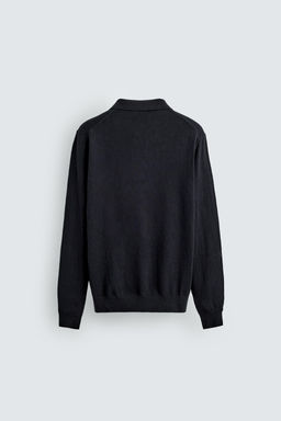 REGULAR FIT KNIT POLO SHIRT - Zara фото 8