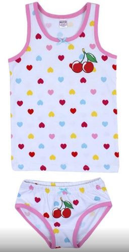 100 Комплект Майка трусы для девочки _BK1226KP