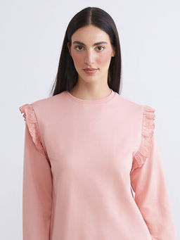 Bisiklet Yaka Kad?n Sweatshirt Tunik