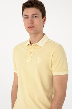Erkek Slim Fit Polo Yaka A__k Haki Basic Ti__rt Sepette S_rpriz _ndirim - U.s. polo assn фото 2