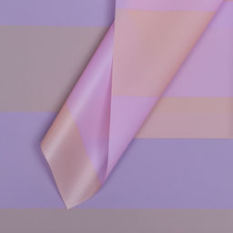 Пленка матовая, 58*58 см, пудра+сиреневый набор 20 шт