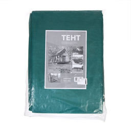 Тент защитный, 8×4 м, плотность 90 г/м², люверсы шаг 1 м, тарпаулин, УФ, МИКС