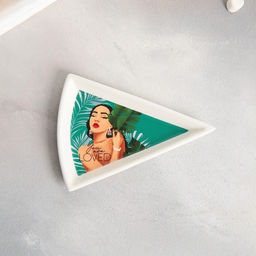 Чайная пара керамическая You are loved, кружка 130 мл, блюдце 11х14.5 см, цвет розовый - Дорого внимание фото 7