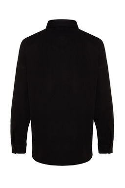 TRENDYOL MAN Siyah Regular Parasut Cepli Kase K?sl?k Dokulu Ceket Gomlek TMNAW24GO00053 - Trendyolmilla фото 8
