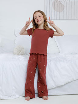 МП 1659/терракотовый 1426 Н074.1 пижама для дев