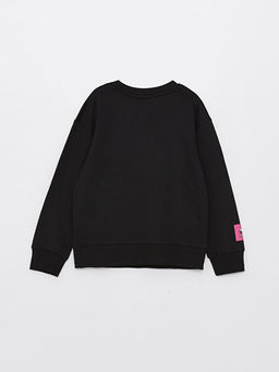 Bisiklet Yaka Snoopy Bask?l? Uzun Kollu K?z ?ocuk Sweatshirt Anne K?z Kombini - Waikiki фото 2