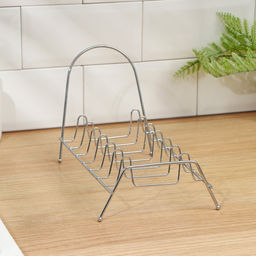 Сушилка для тарелок на 7 предметов Доляна, 28×14×13 см, хромированная