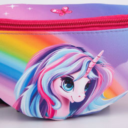 Сумка детская поясная NAZAMOK kids Единорог 20 см х 10 см х 6 см  фото 6