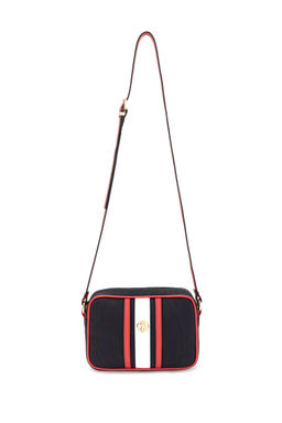Женская темно-синяя сумка через плечо - U.s. polo assn фото 4