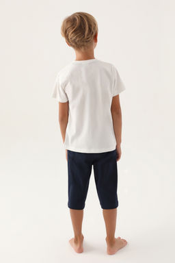 Кремовый пижамный комплект для мальчика - U.s. polo assn фото 4