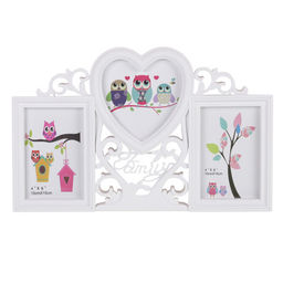 Фоторамка коллаж Семья / 073 /уп 48/ 3 фото белая - Галеонтрейд фото 3