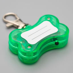 Маячок-адресник Косточка с наклейкой под записку 3 режима свечения, зелёный - Пижон фото 3