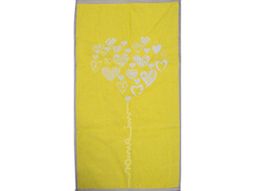 6с103.412ж1 Mi Amor (лимон-сер) Полотенце махровое 50х90см