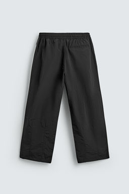 PANTAL?N JOGGER T?CNICO BANDAS CONTRASTE / Negro - Zara фото 8