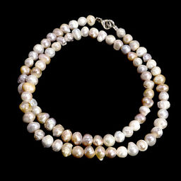 Бусы натуральный жемчуг - камень королев, дарующий любовь и счастье