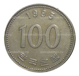 100 вон 1995 года Южная Корея