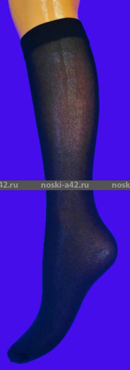 Цена за 10 пар. ГОЛЬФЫ женские капрон 40 den чёрные арт.206 36-40